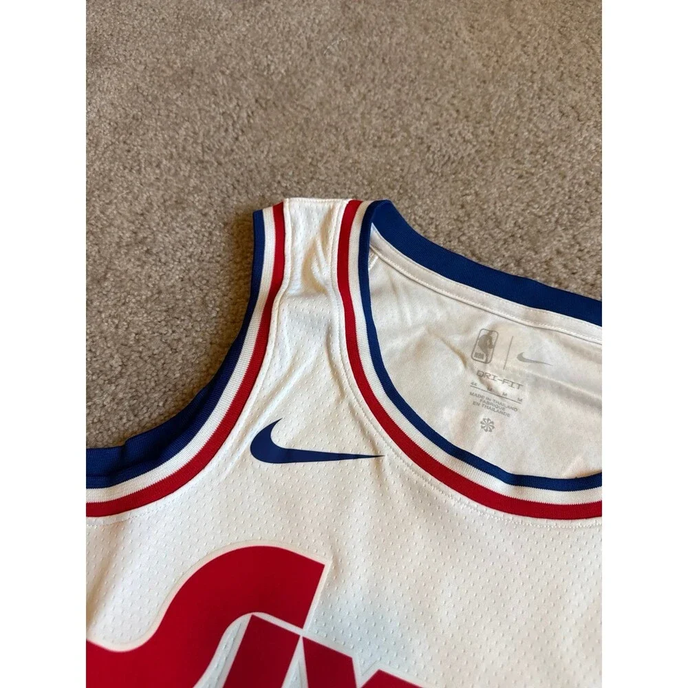 Tyrese Maxey Philadelphia 76ers City Edition Nike NWT Men’s NBA Jersey Size M